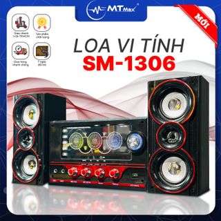 Loa Vi Tính MS-1306 - ÂmThanh Chân Thực - Công Suất Cao, Bass Cực Chắc - 2 Loa Vệ Tinh 1 Loa Sub