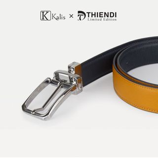 Thắt Lưng Nam Xoay Cao Cấp Hàng Hiệu Kalis x Thiendi BCMS462 Dây Nịt Thắt Lưng Nam 2 Mặt Xoay Chiều 360 Độ Da Bò Thật
