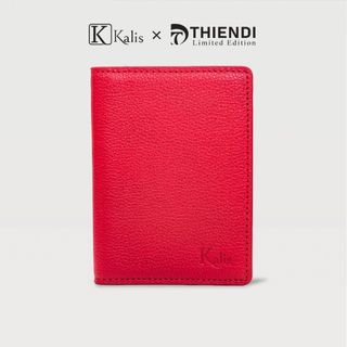Ví Đứng Da Bò Mini Nam Cao Cấp Hàng Hiệu Kalis x Thiendi WCMM05 Ví Da Đứng Nam Mini Nhỏ Gọn Đẹp Nhiều Ngăn Để Đựng Thẻ