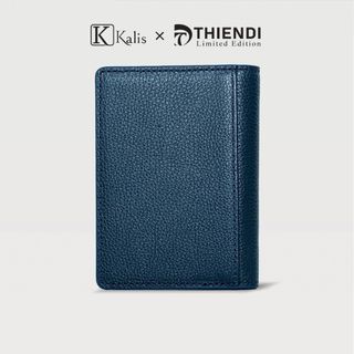 Ví Đứng Nam Mini Cao Cấp Hàng Hiệu Kalis x Thiendi WCMM04 Ví Da Đứng Nam Mini Nhỏ Gọn Đẹp Nhiều Ngăn Để Đựng Thẻ ATM