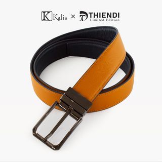 Thắt Lưng Nam Mặt Xoay Cao Cấp Hàng Hiệu Kalis x Thiendi BCMS461 Dây Nịt Thắt Lưng Nam 2 Mặt Xoay Chiều 360 Độ Da Bò