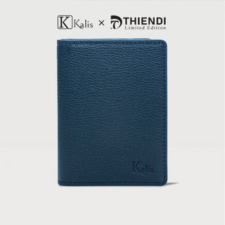 Ví Đứng Nam Mini Cao Cấp Hàng Hiệu Kalis x Thiendi WCMM04 Ví Da Đứng Nam Mini Nhỏ Gọn Đẹp Nhiều Ngăn Để Đựng Thẻ ATM