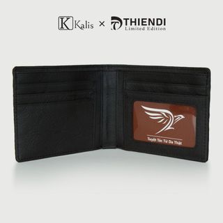 Ví Da Lưng Cá Sấu Nam Thật Cao Cấp Hàng Hiệu Kalis x Thiendi Chính Hãng WALN02 Bóp Ví Da Nam Cá Sấu Full Hộp Có Bảo Hành