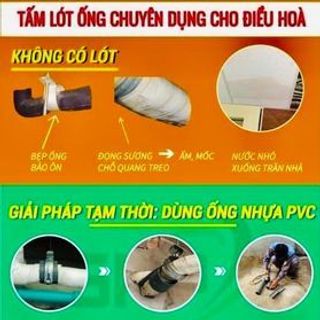 Tấm lót ống đồng điều hoà - 8x16 10 Cái/Set