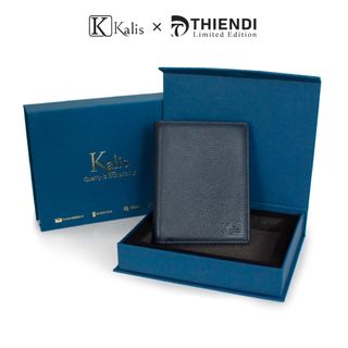 Ví Nam Mini Nhỏ Gọn Cao Cấp Hàng Hiệu Kalis x Thiendi WCMM06 Ví Da Đứng Nam Mini Nhỏ Gọn Đẹp Nhiều Ngăn Để Đựng Thẻ ATM