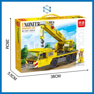 Đồ chơi lắp ráp xe công trường 3 mẫu