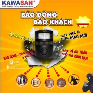 THIẾT BỊ BÁO TRỘM , BÁO KHÁCH BẰNG HỒNG NGOẠI KAWASAN I225DS ( TRẮNG ) ( ĐEN )