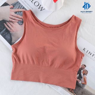 Áo Sát Nách Tập Thể Thao Gym Yoga, Áo Bra Croptop Thể Thao AG1932