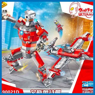Đồ chơi lắp ráp Siêu nhân điện quang Ultraman PanlosBrick 690021A 690021B 690021C 690021D