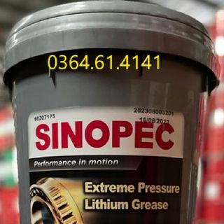 Mỡ Sinopec Lithium EP 0 - 17Kg giá sỉ