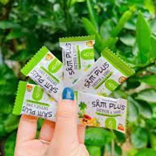 (Chuyên giảm mỡ bụng) Kẹo giảm cân kẹo sâm plus x 1000 bán buôn bán sỉ