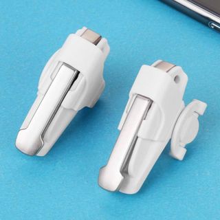 Nút bấm White Shark Cho Game Free Fire, PUBG Mobile - Chât liệu Nhựa ABS cao cấp và hợp kim bền bỉ cực nhạy