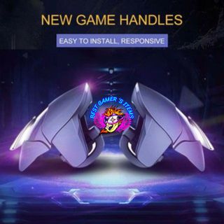 Nút bấm Blue Shark Cho Game Free Fire, PUBG Mobile - Chât liệu Nhựa ABS cao cấp và hợp kim bền bỉ cực nhạy