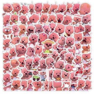 Túi 50 sticker nón bảo hiểm loopy