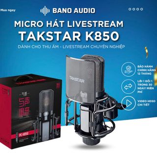 Bộ micro thu âm đỉnh cao Takstar PC K850 chính hãng giá sỉ