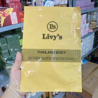 Tắm Ủ Trắng Body Livy's Vàng Siêu Trắng Mịn