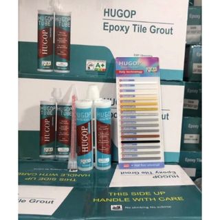 Keo Chích Mạch Epoxy 2 Thành Phần -HUGOP 400ml-Nhanh Khô,Chống Thấm ,Chống Bám Bụi