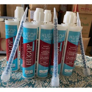 Keo Chích Mạch Epoxy 2 Thành Phần -HUGOP 400ml-Nhanh Khô,Chống Thấm ,Chống Bám Bụi