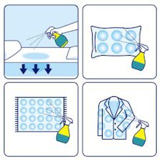 Nước khử mùi khử trùng quần áo túi nạp 320ml Febreze W Disinfecting + Deodorizing Premium Không mùi
