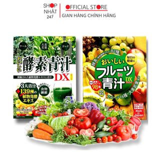 Date 2025 Bột nước ép các loại rau củ , trái cây tổng hợp DX dành cho người ít ăn rau củ quả nội địa Nhật Bản - Nakaya giá sỉ