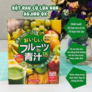 Date 2025 Bột nước ép các loại rau củ , trái cây tổng hợp DX dành cho người ít ăn rau củ quả nội địa Nhật Bản - Nakaya giá sỉ