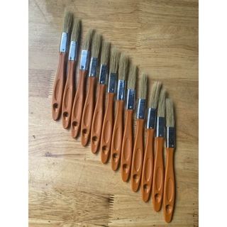 Cọ Chổi Quét Sơn Chất Lượng Cao Lố 12 Cây Chuyên Size 0,5 Inch-Dụng Cụ Xây Dựng Thợ Hồ