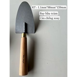 Bay Xây Dựng Bay Thợ Hồ Bằng Thép Cán Gỗ Cao Cấp Cán Chống Xoay