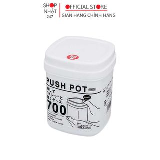 Hộp nhựa nắp bật Push Pot 700ml nội địa Nhật Bản - Kokubo giá sỉ