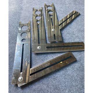 Thước Đo Định Vị Khoan Lỗ Cắt Gạch Ốp Lát Inox 304-40Cm
