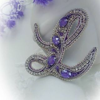 Ghim Trâm Cài Áo Chữ Cái Mẫu Thiết Kế Hàng Thủ Công Kết Cườm. Kích Thước 3.5cm - 10cm. (Hàng đặt trước)