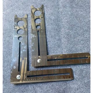 Thước Đo Định Vị Khoan Lỗ Cắt Gạch Ốp Lát Inox 304-40Cm