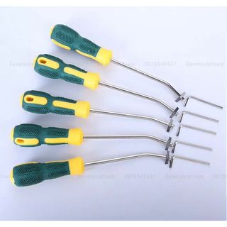 Combo 10 -Tua vít cạo ron gạch, dụng cụ cạo mạch gạch đầu thép vonfram siêu cứng.
