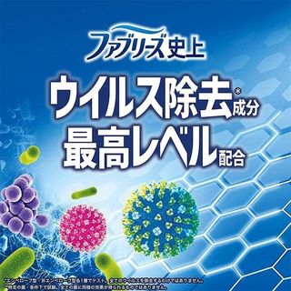 Nước khử mùi Diệt Virus Làm Thơm Vải Febreze W Disinfection + Virus Removal Premium Gentle Hương Xà Phòng - Chai xịt 370ml