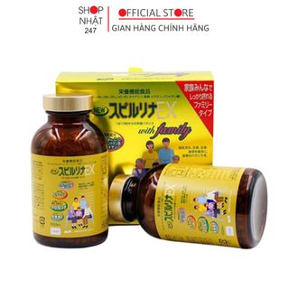 Date mới Set 2 lọ tảo vàng Spirulina EX 1000 viên / lọ nội địa Nhật Bản - Kokubo giá sỉ