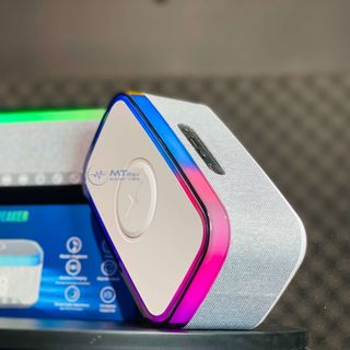 Loa Bluetooth Kiêm Sạc Điện Thoại Không Dây S300 - Màn Hình LCD Cao Cấp, Hệ Thống Đèn LED Bắt Mắt, Âm Thanh Xả Stress Nhẹ Nhàng, Nhỏ Gọn Tiện Dụng