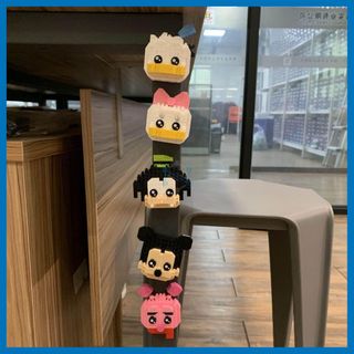 Đồ chơi lắp ráp có nam châm mickey donald nhện pooh tủ lạnh phi hành gia