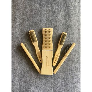 Bàn Chải Sắt Cán Gỗ -5 Hàng-7 Hàng -Vuông