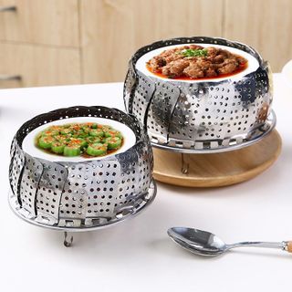 Vỉ hấp inox (có thể điều chỉnh độ mở rộng) Nội địa Nhật Bản - Nakaya