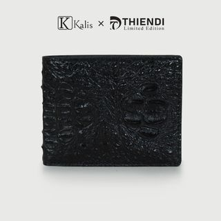 Ví Da Cá Sấu Thật Cao Cấp Hàng Hiệu Kalis x Thiendi Chính Hãng WALN03 Bóp Ví Da Nam Cá Sấu Full Hộp Có Bảo Hành