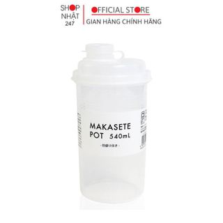Bình đựng nước bằng nhựa PP cao cấp Nakaya 540mL Hàng nội địa Nhật giá sỉ