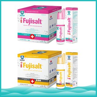 Hộp 12 Chai Xịt Mũi Ion Muối Fujisalt Chai 70ml - Dung Dịch Vệ Sinh Mũi Ion Muối Làm Sạch Sâu