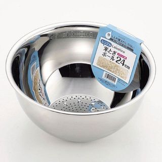 Rá vo gạo sanada bằng thép không gỉ 24cm - Hàng nội địa Nhật Bản giá sỉ