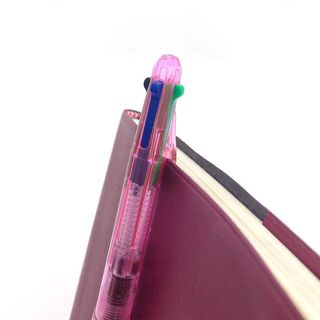 Set 3 bút bi bấm 4 màu KOKUBO tiện lợi nội địa Nhật Bản