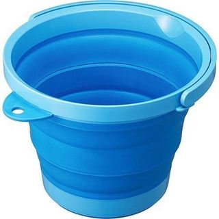 Xô mềm gấp gọn tiện lợi Nakaya Isefuji 8L màu xanh Nội địa Nhật Bản