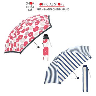Ô dù che mưa nắng chống lật gấp gọn siêu nhẹ Rainbow Drop chống tia UV nội địa Nhật Bản - Nakaya