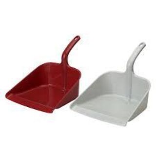 Xẻng nhựa hót rác Inomata hai màu có tay cầm đứng tiện dụng nội địa Nhật Bản