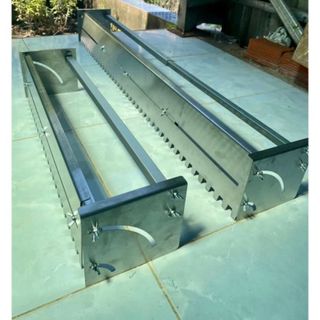 Combo 10-MÁNG KÉO RĂNG CƯA INOX (loại chuẩn) dùng lát gạch nền tăng giảm được từ 60cm đến 1m, có thể chỉnh nghiêng được