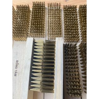 Bàn Chải Sợi Đồng Cán Gỗ 5 Hàng -7 Hàng