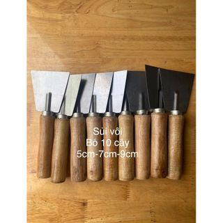 Sủi vệ sinh tường và mặt phẳng cán gỗ 5cm-7cm-9cm-Bó10cây
