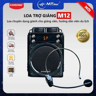 Micro Trợ Giảng Zansong M12 - Set Tần Số, Echo, Ghi Âm Trực Tiếp Giá Rẻ Nhất 2024.